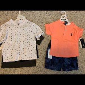 Toddler boy short sets